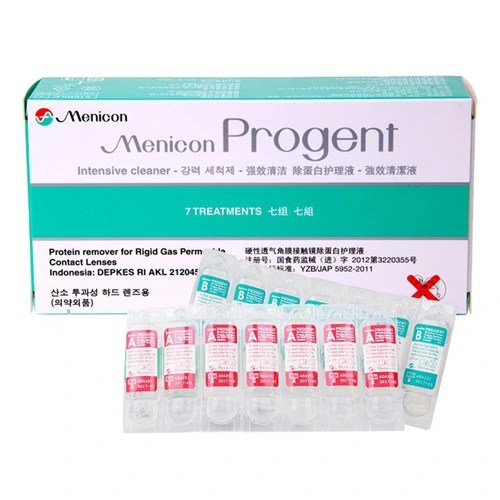 Buy Menicon Progent Protein Cleaner For Gas Permeable Rgp & Orthok Lens Contact Lenses Online